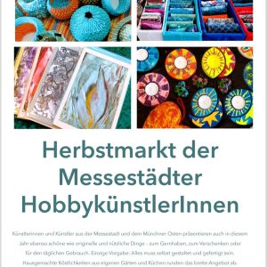 Herbstmarkt der Messestädter Hobbykünstler*innen
